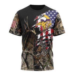 Personalized Minnesota Vikings Special Camo Realtree AOP T Shirt