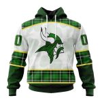Personalized Minnesota Vikings St. Patrick Day AOP Hoodie