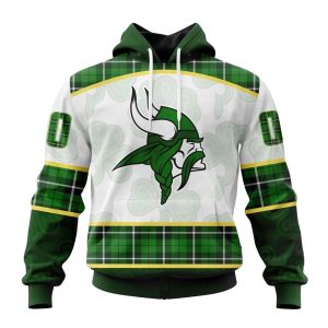 Personalized Minnesota Vikings St. Patrick Day AOP Hoodie