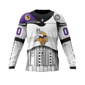 Personalized Minnesota Vikings Star Wars Cosplay AOP Sweatshirt