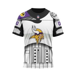 Personalized Minnesota Vikings Star Wars Cosplay AOP T Shirt