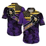 Personalized Minnesota Vikings Starry Night Defense Hawaiian Shirt