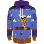 Personalized-Minnesota-Vikings-Super-Mario-Blue-Black-AOP-Hoodie-2
