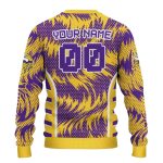 Personalized-Minnesota-Vikings-Swirl-Flow-Yellow-And-Purple-Pattern-AOP-Sweatshirt-3