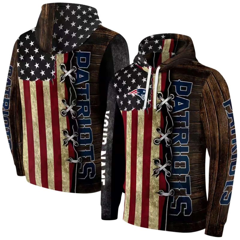 Personalized New England Patriots American Pride Aop Hoodie 1