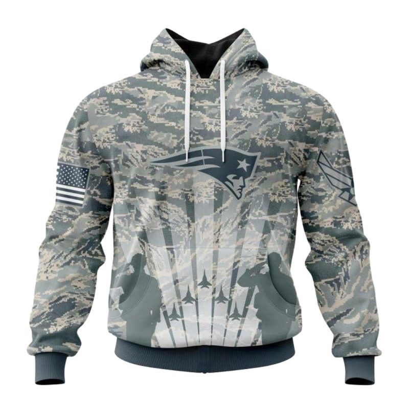 Personalized New England Patriots Honor Us Air Force Veterans Aop Hoodie 1
