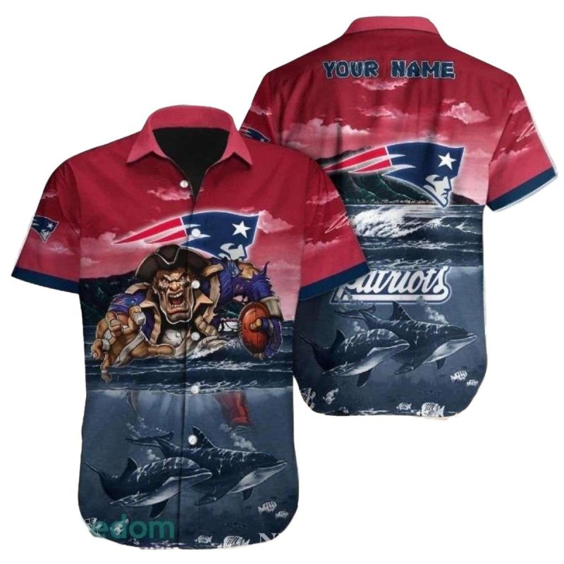 Personalized New England Patriots Oceans Game Hawaiian Shirt 1