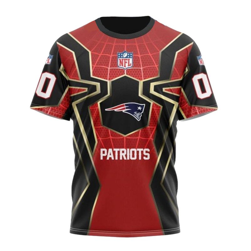 Personalized New England Patriots Spider Man Aop T Shirt 1