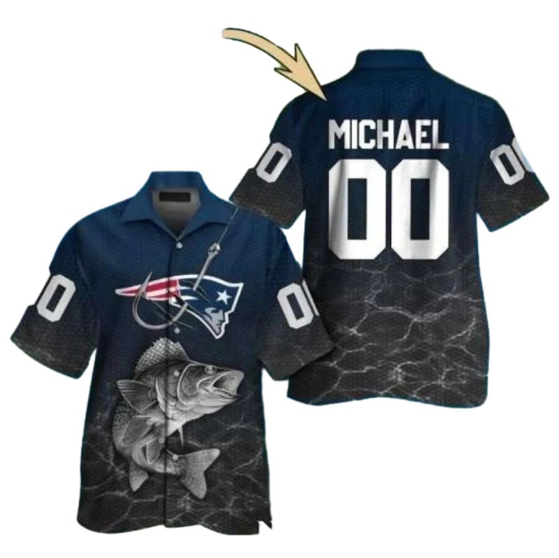 Personalized New England Patriots Ish Motif Hawaiian Shirt 1