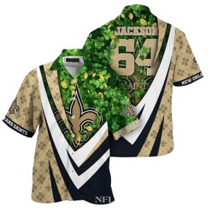 Personalized New Orleans Saints And St Patrick's Day Hawaiian Shirt