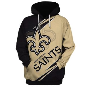 Personalized New Orleans Saints Big Logo Inside Me AOP Hoodie