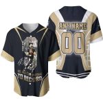 Personalized New Orleans Saints Drew Brees Touchdowns All Time Passing Td Record Baseball Jersey