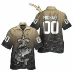 Personalized New Orleans Saints Fishermans Dream Hawaiian Shirt