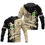 Personalized New Orleans Saints Grinch I Love Saints AOP Hoodie