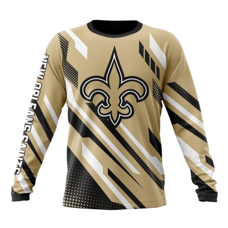 Personalized New Orleans Saints Motocross Concept Pattern Aop Sweatshirt 1