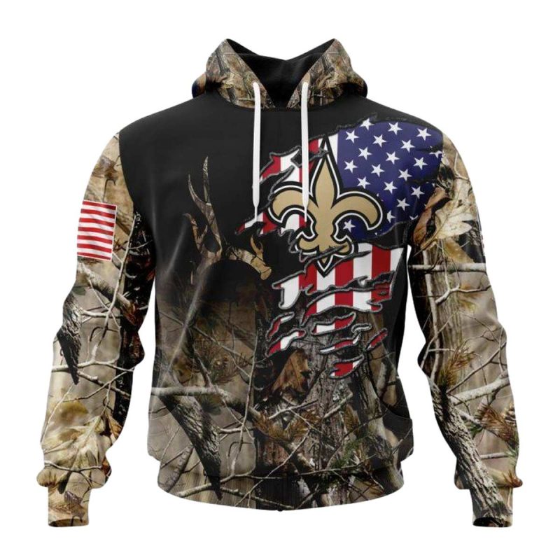 Personalized New Orleans Saints Special Camo Realtree Aop Hoodie 1