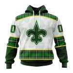 Personalized New Orleans Saints St. Patrick Day AOP Hoodie