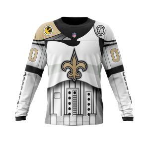 Personalized New Orleans Saints Star Wars Cosplay AOP Sweatshirt