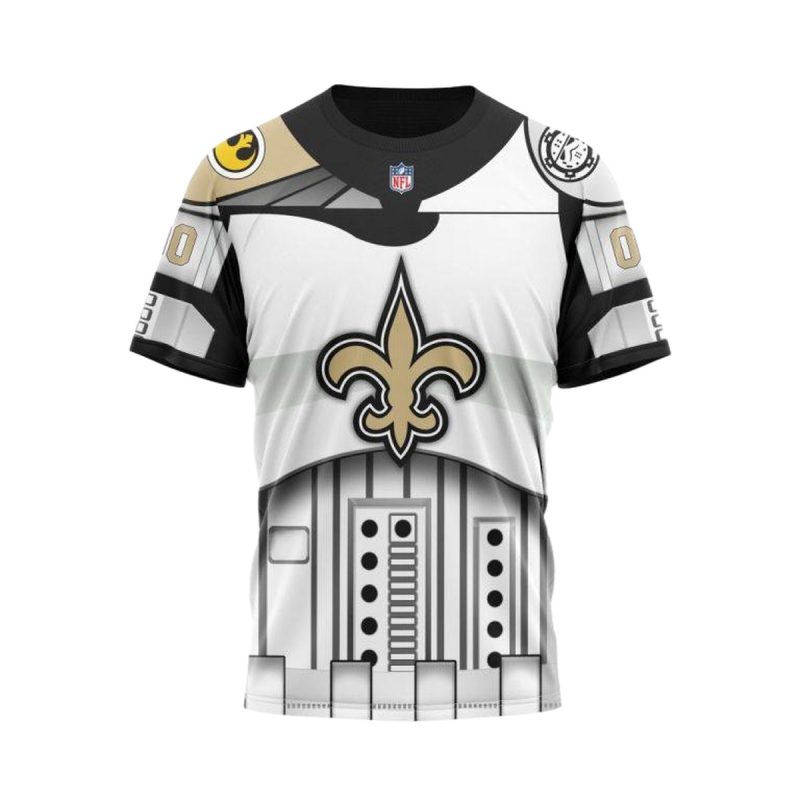 Personalized New Orleans Saints Star Wars Cosplay Aop T Shirt 1