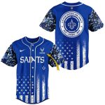 Personalized New Orleans Saints US Air Force Baseball Jersey