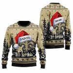 Personalized New Orleans Saints Ugly Christmas Hat Sweater