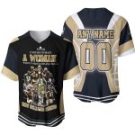 Personalized New Orleans Saints Woman Understands Football And Loves Saints Baseball Jersey