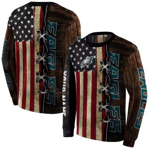 Personalized Philadelphia Eagles American Pride AOP Sweatshirt
