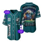 Personalized Philadelphia Eagles Mascot Player Baseball Jersey