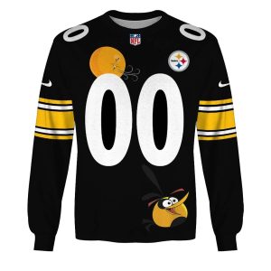 Personalized Pittsburgh Steelers And Angry Birds AOP Sweatshirt