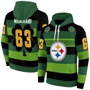 Personalized Pittsburgh Steelers Celtic Patterns Green AOP Hoodie