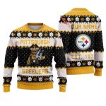 Personalized Pittsburgh Steelers Cute Mascot Ugly Sweater