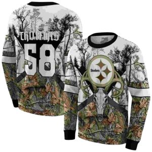 Personalized Pittsburgh Steelers Forest Silhouette AOP Sweatshirt