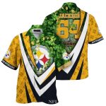 Personalized Pittsburgh Steelers Logo And Patrick Day Hawaiian Shirt