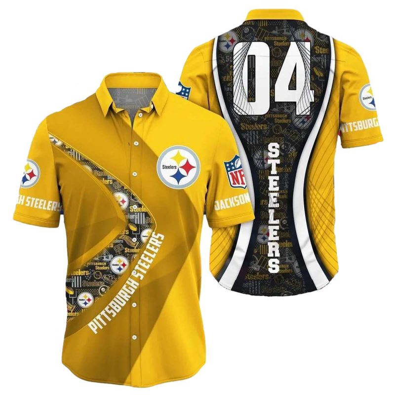 Personalized Pittsburgh Steelers Logo Game Day Vibes Super Bowl 2025 Hawaiian Shirt 1