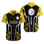 Personalized Pittsburgh Steelers Power Play Yellow And Black Hawaiian Shirt