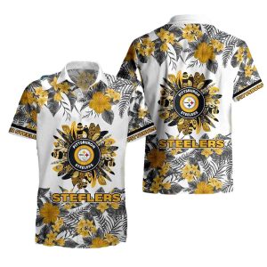 Personalized Pittsburgh Steelers Summer Flower 2025 Hawaiian Shirt