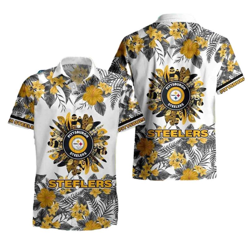 Personalized Pittsburgh Steelers Summer Flower 2025 Hawaiian Shirt 1