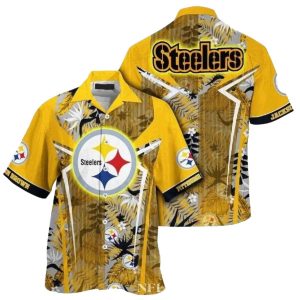 Personalized Pittsburgh Steelers Sunshine Safari Wildlife Hawaiian Shirt