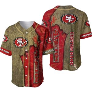 Personalized San Francisco 49ers And Jesus Baseball Jersey