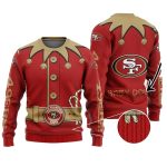 Personalized San Francisco 49ers Big Logo Cosplay Ugly Sweater
