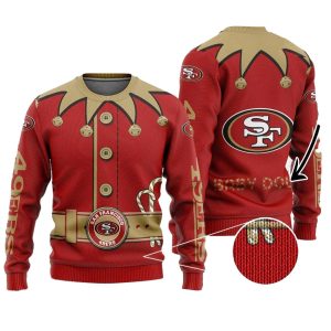 Personalized San Francisco 49ers Big Logo Cosplay Ugly Sweater