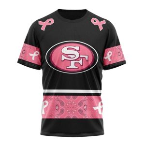 Personalized San Francisco 49ers Breast AOP T-Shirt