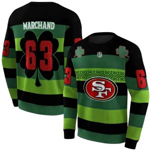 Personalized San Francisco 49ers Celtic Patterns AOP Sweatshirt