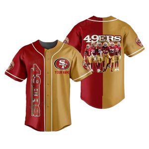 Personalized San Francisco 49ers Dream Team Baseball Jersey