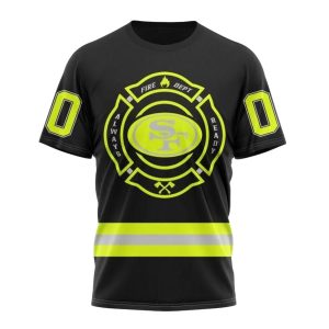 Personalized San Francisco 49ers Firefighter AOP T-Shirt