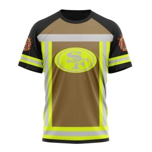 Personalized San Francisco 49ers Firefighter Cosplay AOP T-Shirt