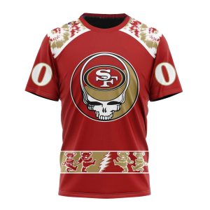 Personalized San Francisco 49ers Grateful Dead AOP T-Shirt