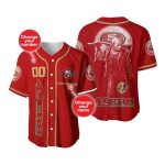 Personalized San Francisco 49ers Logo Jason Voorhees Baseball Jersey