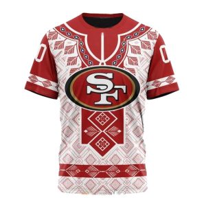 Personalized San Francisco 49ers Native Pattern AOP T-Shirt