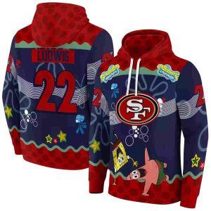 Personalized San Francisco 49ers Patrick Star AOP Hoodie